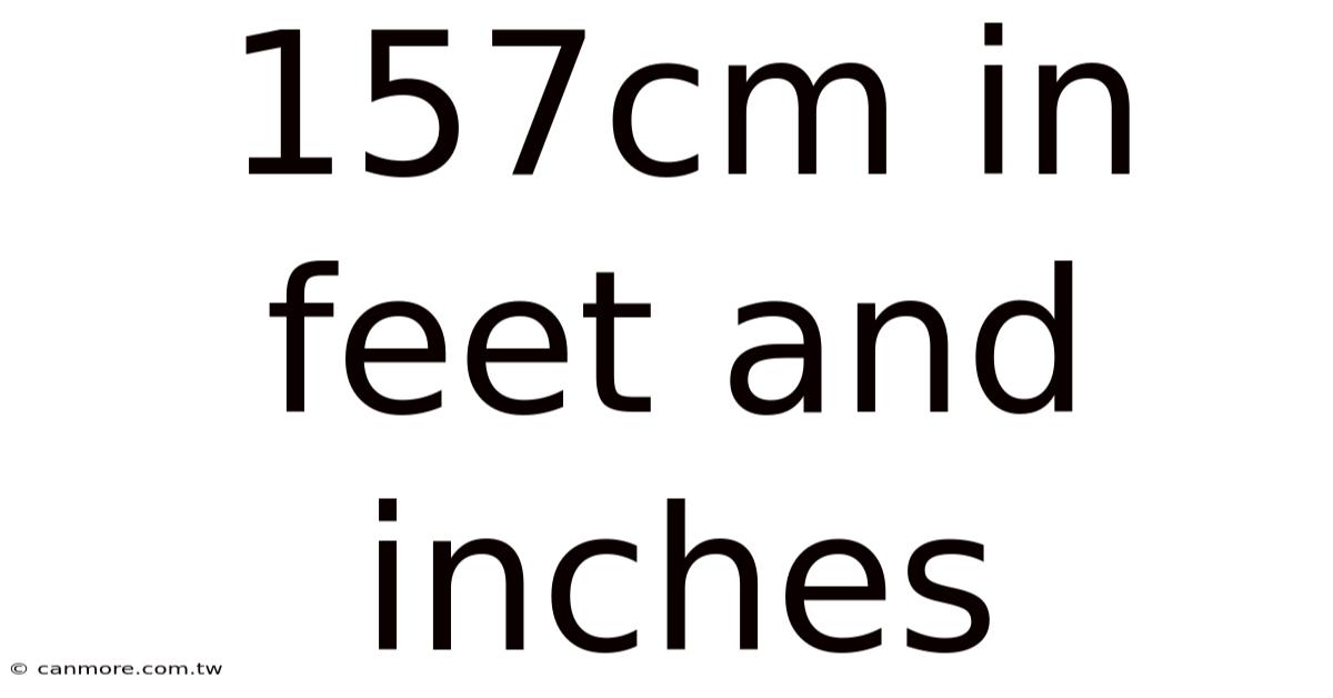 157cm In Feet And Inches