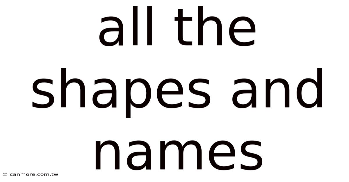 All The Shapes And Names