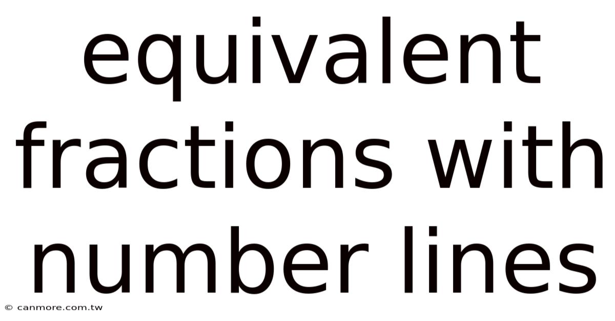 Equivalent Fractions With Number Lines