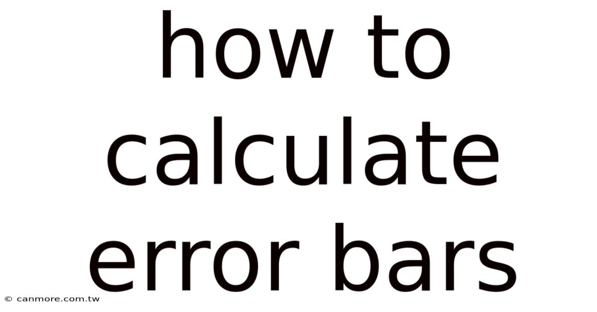 How To Calculate Error Bars