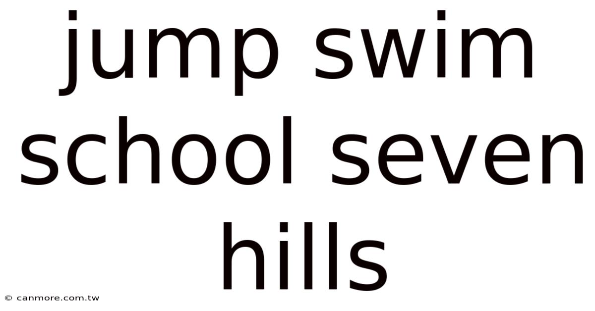 Jump Swim School Seven Hills