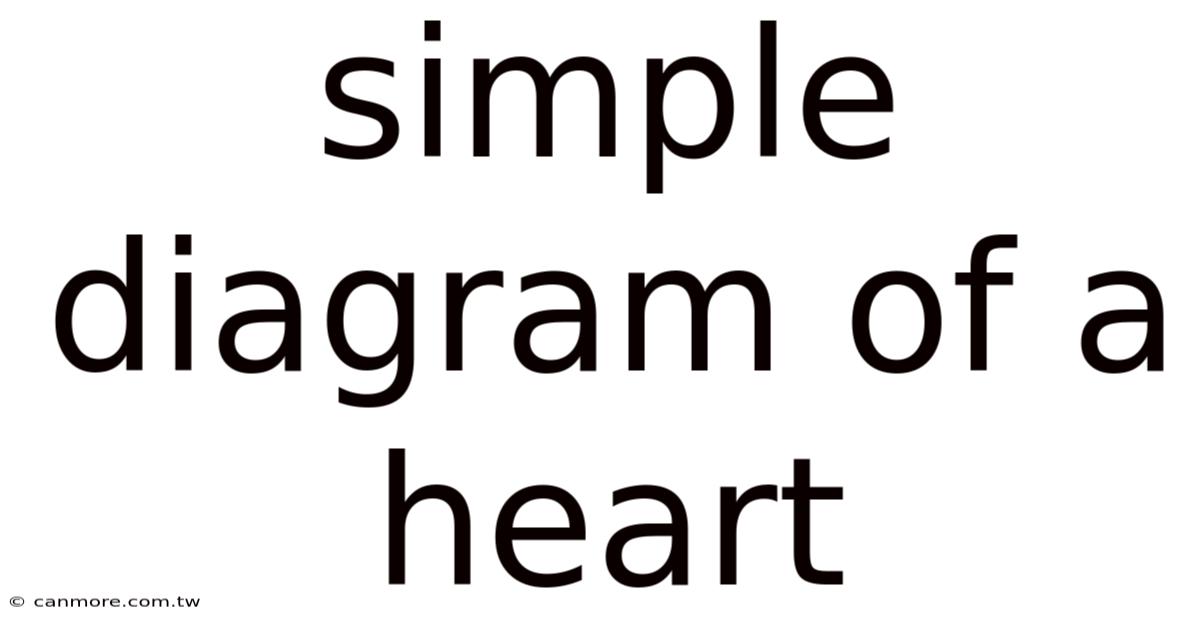 Simple Diagram Of A Heart